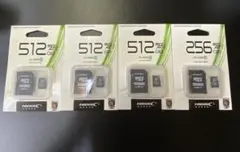 HIDISC MicroSDカード 512GB×3 256GB セット