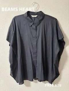 BEAMS HEART WOMEN ビッグ シルエット シャツ　レディースシャツ