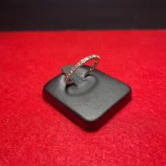 【ヴィンテージ】18号 アンティークゴールドリング ストーン 骨董品 r4