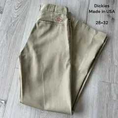USA製 Dickies ディッキーズ ワークパンツ ベージュ 28×32