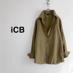 iCB コットンリネンシャツ