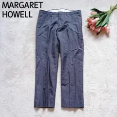 MARGARET HOWELL 大きい リネン ウール パンツ ボトムス L