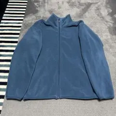 ユニクロ　フリースジャケット　ブルー