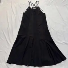 DouDou ブラックキャミワンピース マーメイド