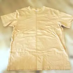 ユニクロ　マスタード　コットン Tシャツ Mサイズ