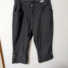 トラサルディGOLFダークグレー クロップドパンツ