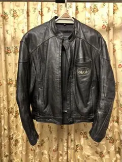 TAKA レザーライダースジャケット 黒