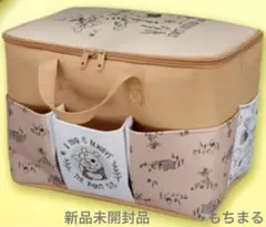 新品未開封品　くまのプーさん　大きなポッケ付きバスケット　ベージュ