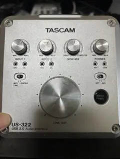 SHURE SM58 マイク /TASCAM US-322 オーディオ ミキサー US-322 | DSPミキサー搭載USB2.0 96kHz対応オーディオ