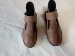 美品　Esprit ブラウン レザー サイドゴアブーツ 22.0cm