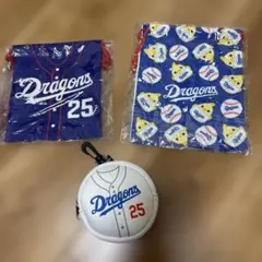 ドラゴンズ　石川昂弥&ぴよりん　ガチャグッズ3点セット