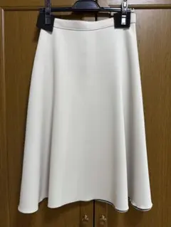 ロペ　リバーシブル　スカート　ライトグレー　ブルー