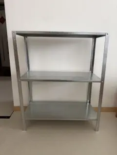 IKEA イケア HYLLIS ヒュッリス スチールラック 3段 シルバー