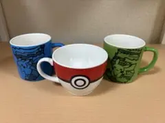 ポケモンカフェ モンスターボール 誕生月 マグカップ 3点セット