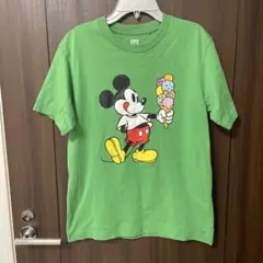 ユニクロ　UNIQLO ディズニー　ミッキー　半袖　Tシャツ　アイスクリーム　S