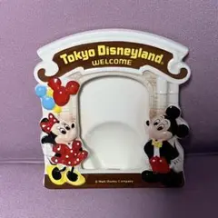 激レア　東京ディズニーランド　開業当初　ミッキー ミニー　写真立て