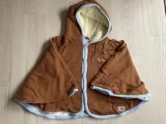 ベビーポンチョ 茶色　CALMA