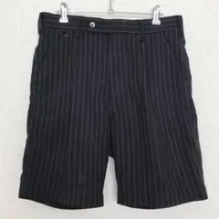 トゥモローランド ブルーワーク|ショートパンツ【M】ピンストライプ 紺 スマート