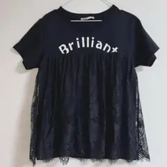 THE ALTERNATIVE RNA / レース付き 黒Tシャツ
