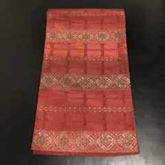 袋帯 全通☆刺繍 オリエンタル柄 ぼかし