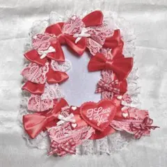 硬質ケース トレカケース デコ ‪‪❤︎‬ レッド 赤 B8
