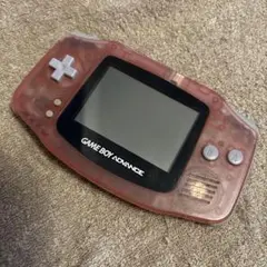 ゲームボーイアドバンス 本体 スケルトン　ピンク　ジャンク品