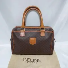 CELINE マカダム柄 ハンドバッグ