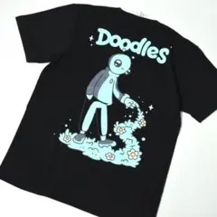 未使用 2G × Doodles ドゥードゥルズ ヘビーウェイトTシャツ L 黒