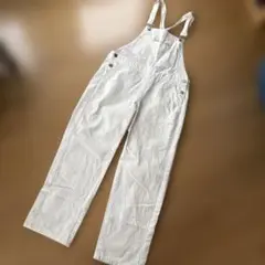 GU ホワイト オールインワン・サロペット