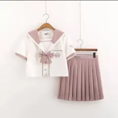 コスプレ ピンク セーラー服 半袖