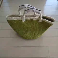 黄緑籠バッグ
