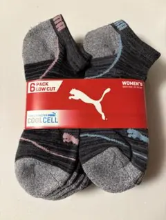 PUMA レディースソックス 6足セット 23-25㎝
