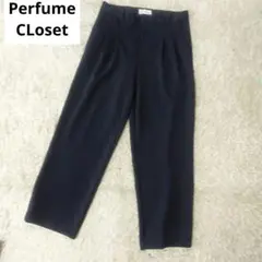 Perfume CLoset スラックス　パンツ　　ネイビー