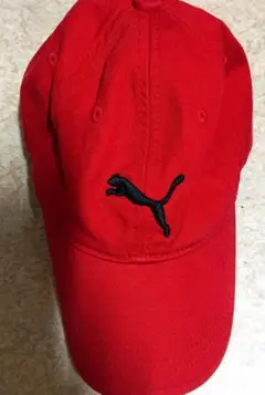 PUMA 赤色 キャップ