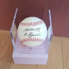 田口壮 オリックス・バファローズ 現役時代の直筆サインボール (ケース付き)
