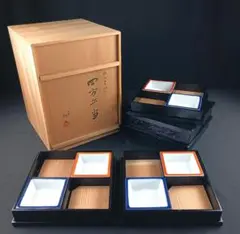 松花堂弁当箱5人分（桐箱入り）たち吉 2025年最新】松花堂弁当箱 たち吉の人気アイテム - メルカリ