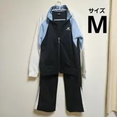 new balance ジャージ トレーニングウェア 上下セット M ブラック