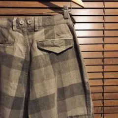 WOOL RICH / ウールリッチ　コーデュロイパンツ　ブロックチェック