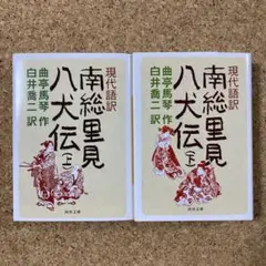 南総里見八犬伝 : 現代語訳 上下巻セット