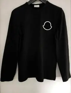 モンクレール ロングTシャツ ブラック 美品 M
