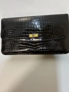クロコダイル風　ハンドバッグ　美品