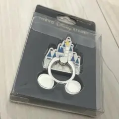 東京ディズニーリゾート　スマートフォンリング　落下防止シート付　シンデレラ城