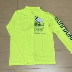 新品 160 ラッシュガード ネオンカラー グリーン 蛍光 水着 男の子 女の子