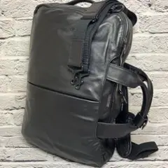 コンプリートワークス 3way オールレザー　防水加工 ビジネスバッグ 黒