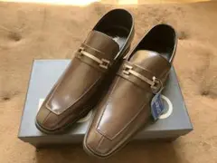 値下げしました‼️FIGARIO‼️ビジネスシューズ 25.5cm ブラウン