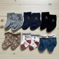 ベビー靴下6足セット　7〜9cm
