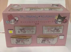 サンリオ マイメロディ クロミ エンジェルクリアティッシュケース ロゴパープル