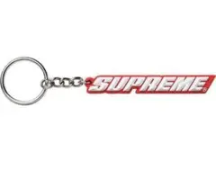 Supreme bevel logo keychain キーホルダー 赤