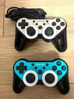 ELECOM ゲームバッド 12ボタン 2個セット