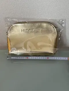 Huda beauty make up ポーチ　GOLD